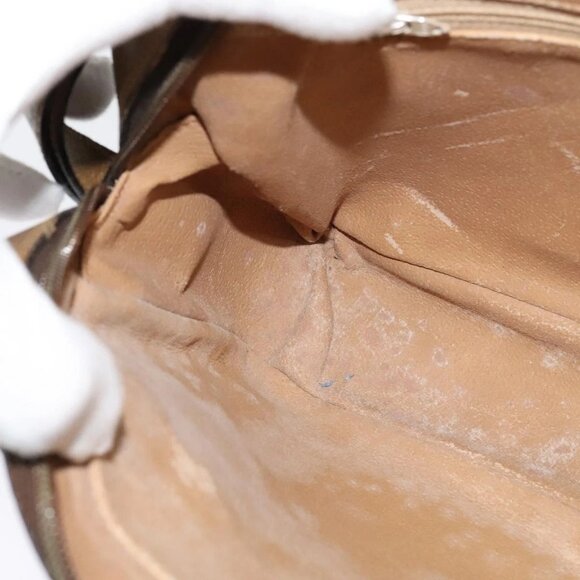 GUCCI GG Plus Supreme Shoulder Bag PVC Beige Gold Auth BA1591 - Picture 11 of 16